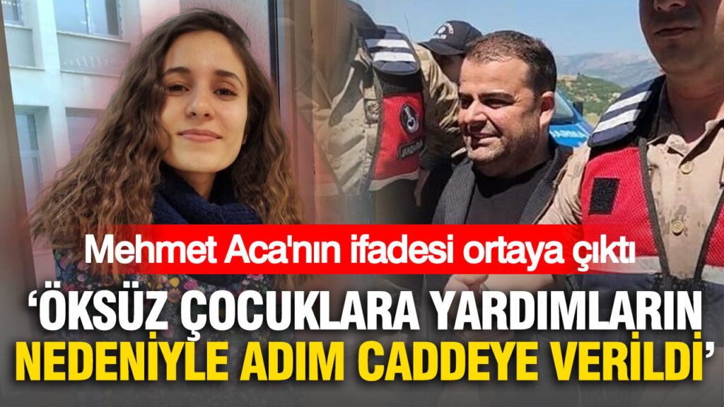 Gülistan Doku soruşturmasında tutuklanan Mehmet Aca’nın ifadesi ortaya çıktı